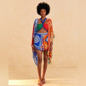 FARM RIO Off-White PittaColors Shorts